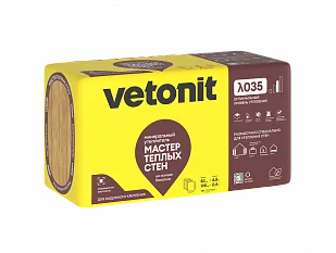 Утеплитель Vetonit Мастер Теплых Стен.